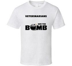 Veterinarians Are The Bomb Funny Personalized Job T Shirt