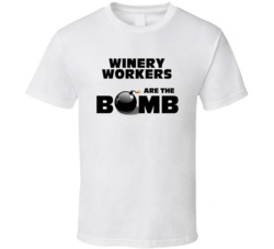Winery Workers Are The Bomb Funny Personalized Job T Shirt