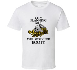 Pirate City Planning Aide Work For Booty Occupation T Shirt