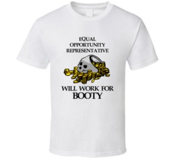 Pirate Equal Opportunity Representative Funny Occupation T Shirt