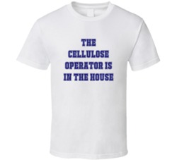 Cellulose Operator In The House Funny Party T Shirt