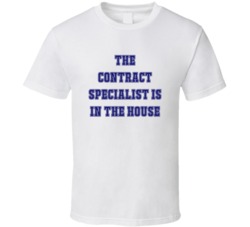 Contract Specialist In The House Funny Party T Shirt