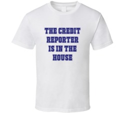 Credit Reporter In The House Funny Party T Shirt