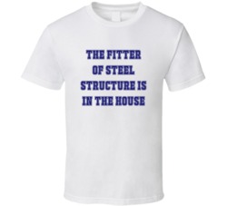 Fitter Of Steel Structure In The House Funny Party T Shirt