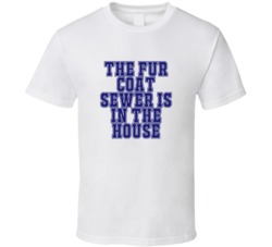 Fur Coat Sewer In The House Funny Party T Shirt