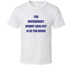 Government Budget Analyst In The House Funny Party T Shirt