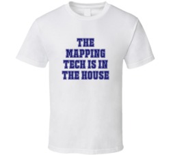 Mapping Tech In The House Funny Party T Shirt