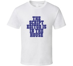 Script Editor In The House Funny Party T Shirt