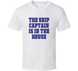 Ship Captain In The House Funny Party T Shirt