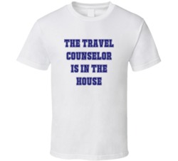 Travel Counselor In The House Funny Party T Shirt