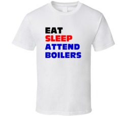 Eat Sleep Attend Boilers Boiler Attendant T Shirt
