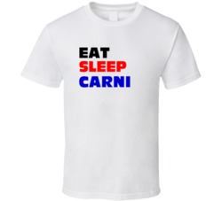 Eat Sleep Carni Amusement Park Attendant T Shirt