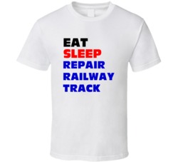 Repair Railway Track Railway Track Construction Fitter T Shirt