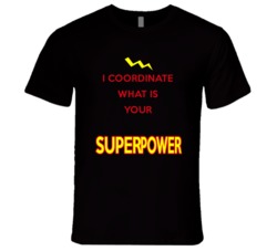 I Coordinate What Is Your Superpower Occupation T Shirt