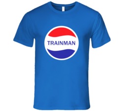 Trainman Popular Drink Logo Parody Occupation T Shirt