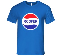 Roofer Popular Drink Logo Parody Occupation T Shirt