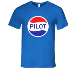 Pilot Popular Drink Logo Parody Occupation T Shirt
