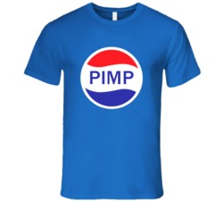 Pimp Popular Drink Logo Parody Occupation T Shirt