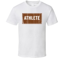 Athlete Vintage Look Distressed Wood Texture T Shirt