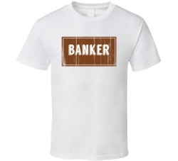 Banker Vintage Look Distressed Wood Texture T Shirt