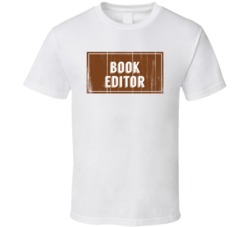 Book Editor Vintage Look Distressed Wood Texture T Shirt