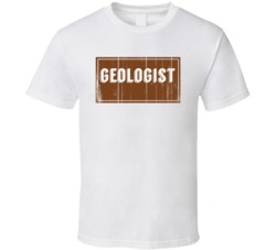 Geologist Vintage Look Distressed Wood Texture T Shirt