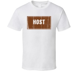 Host Vintage Look Distressed Wood Texture T Shirt