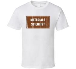 Materials Scientist Vintage Look Distressed Wood Texture T Shirt