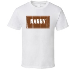 Nanny Vintage Look Distressed Wood Texture T Shirt