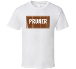 Pruner Vintage Look Distressed Wood Texture T Shirt