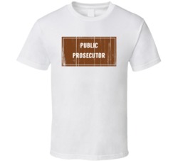Public Prosecutor Vintage Look Distressed Wood Texture T Shirt