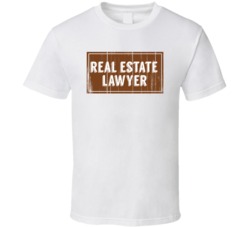 Real Estate Lawyer Vintage Look Distressed Wood Texture T Shirt