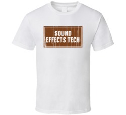 Sound Effects Tech Vintage Look Distressed Wood Texture T Shirt