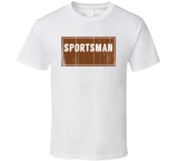 Sportsman Vintage Look Distressed Wood Texture T Shirt