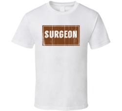 Surgeon Vintage Look Distressed Wood Texture T Shirt