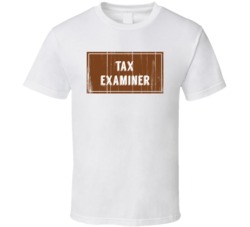 Tax Examiner Vintage Look Distressed Wood Texture T Shirt