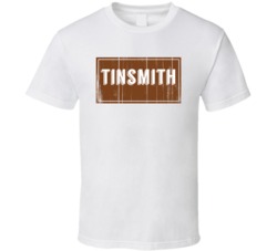 Tinsmith Vintage Look Distressed Wood Texture T Shirt