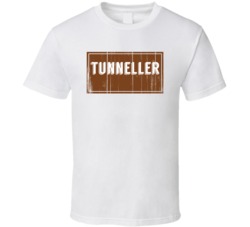 Tunneller Vintage Look Distressed Wood Texture T Shirt