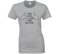 This Girl Loves Her Buyer Occupation T Shirt