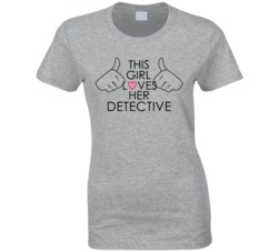 This Girl Loves Her Detective Occupation T Shirt