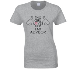 This Girl Loves Her Tax Advisor Occupation T Shirt