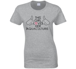 This Girl Loves Her Aquaculturist Occupation T Shirt