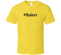 Hashtag Baker Funny Trending T Shirt