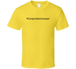 Hashtag Corporation Lawyer Funny Trending T Shirt