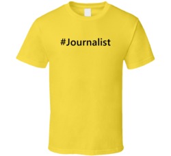 Hashtag Journalist Funny Trending T Shirt