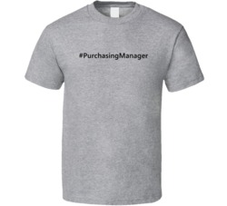 Hashtag Purchasing Manager Funny Trending T Shirt