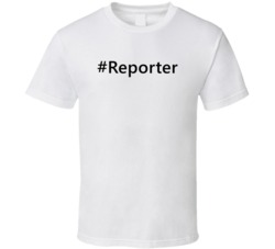 Hashtag Reporter Funny Trending T Shirt