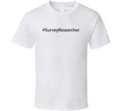 Hashtag Survey Researcher Funny Trending T Shirt