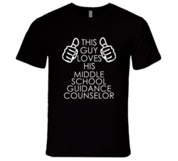 This Guy Loves His Middle School Guidance Counselor Occupation T Shirt