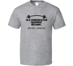 Communication Equipment Mechanic Funny Workout Personalized T Shirt